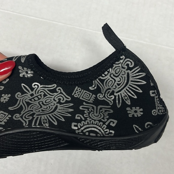 Men’s Aztec Print Black Water Shoes Slip-On Aqua 10 | adventure gear travel - Picture 13 of 13
